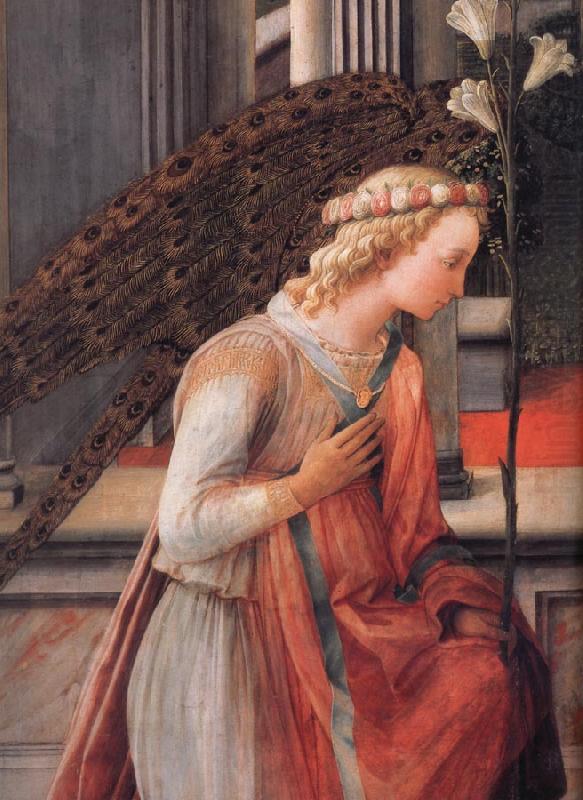 Details of The Annunciation, Fra Filippo Lippi